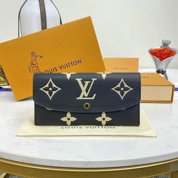 ルイヴィトン LOUISVUITTON 057-M83138  2024年最新入荷 ポルトフォイユ エミリー ロングウォレット 二つ折り長財布 モノグラム アンプラント レザー