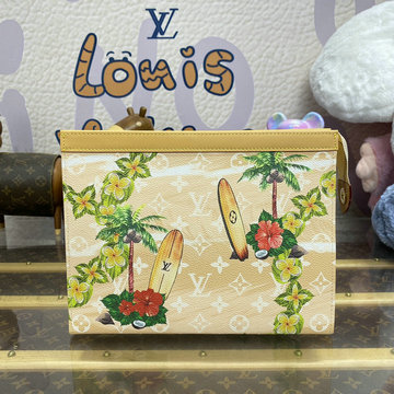 ルイヴィトン LOUISVUITTON 057-M83465 2024年最新入荷 ポシェット ヴォワヤージュ スープル ポーチ 手持ちかばん クラッチバッグ メンズかばん