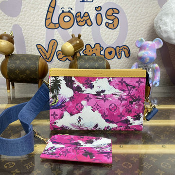 ルイヴィトン LOUISVUITTON 057-M83466R 2024年最新入荷 ガストン ウェアラブル ウォレット ポーチ 手持ちかばん クラッチバッグ メンズかばん