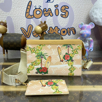 ルイヴィトン LOUISVUITTON 057-M83466X 2024年最新入荷 ガストン ウェアラブル ウォレット ポーチ 手持ちかばん クラッチバッグ メンズかばん