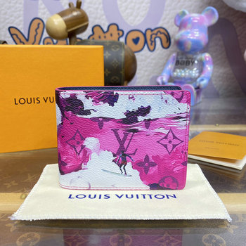ルイヴィトン LOUISVUITTON 057-M83468F 2024年最新入荷 ポルトフォイユ スレンダー 二つ折り短財布 ショートウォレット 札入れ カードポケット