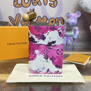 ルイヴィトン LOUISVUITTON 057-M83611F  2024年最新入荷 クーヴェルテュール パスポール NM 二つ折り短財布 パスポートケース カードケース