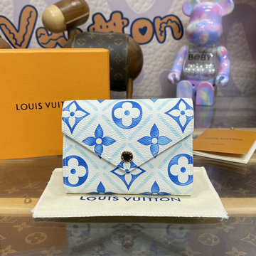 ルイヴィトン LOUISVUITTON 057-M83623  2024年最新入荷 ポルトフォイユ ヴィクトリーヌ 三つ折り短財布 ショートウォレット 小銭入れ付き