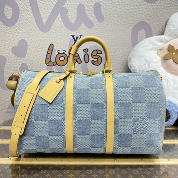 ルイヴィトン LOUISVUITTON 057-N40739 2024年最新入荷 キーポル バンドリエール 50 トートバッグ トラベルバッグ ショルダーバッグ 旅行かばん