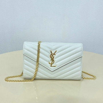 イヴサンローラン Saint laurent YSL 057-YSL377828QJBS 2024年最新入荷 チェーンウォレット フラップバッグ 斜め掛け ショルダーバッグ