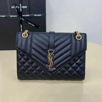 イヴサンローラン Saint laurent YSL 057-YSL487206QJBK 2024年最新入荷 チェーンウォレット フラップバッグ 斜め掛け ショルダーバッグ クロスボディバッグ