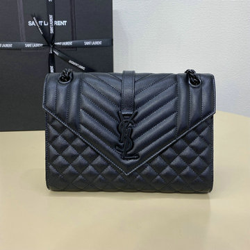 イヴサンローラン Saint laurent YSL 057-YSL487206QKBK  2024年最新入荷 チェーンウォレット フラップバッグ 斜め掛け ショルダーバッグ クロスボディバッグ
