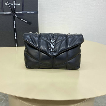 イヴサンローラン Saint laurent YSL 057-YSL759337YBK 2024年最新入荷 パファー メッセンジャーバッグ クロスボディバッグ 斜め掛け ショルダーバッグ