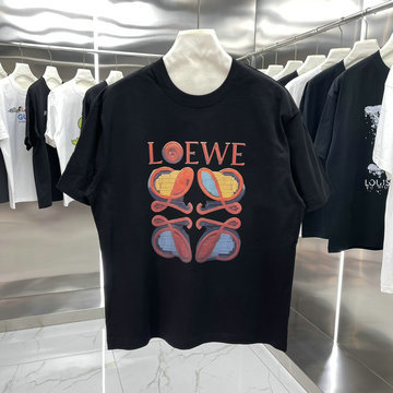 ロエベ LOEWE MS-TDLE24007  2024年最新入荷 Tシャツ 半袖 ショートスリーブ スウェットシャツ 短袖 クルーネック トップス レジャーシャツ