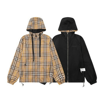 商品名称：バーパリー BURBERRY MS-WTBR24007  2024年最新入荷 リバーシブル ロングスリーブ フーデッドジャケット ファスナー開閉式 パーカー トップスコート