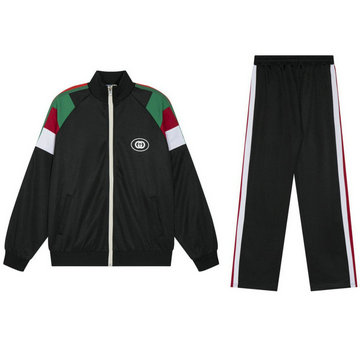 グッチ GUCCI MS-TZGG24003 2024年最新入荷 2点セットアップ スポーツジャージ ロングスリーブ ジャケット パーカ ロングパンツ ジョッキングウェア