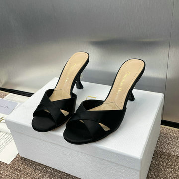 クリスチャンディオール CHRISTIAN DIOR 26-CDJ24011B 2024年最新入荷 トライバル ヒールスライド コンマヒール サンダル レディースシュ