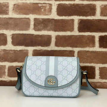 商品名称：グッチ GUCCI 057-GG772239BQH  2024年最新入荷 GGデニム ミニ ショルダーバッグ フラップバッグ クロスボディバッグ レディースかばん