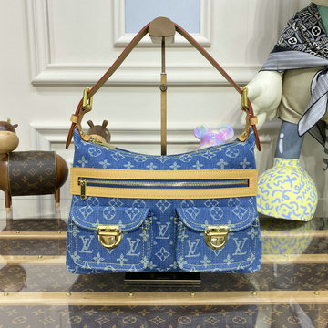 ルイヴィトン LOUISVUITTON  057-M95049 2019年最新入荷 トップハンドルバッグ トートバッグ モノグラムデニム ブルー