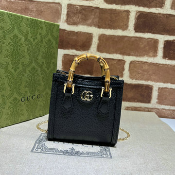 グッチ GUCCI 057-GG760251PBK 2023年最新入荷 ダイアナ スーパーミニ バッグ トートバッグ ハンドバッグ チェーンポーチ ショルダーバッグ
