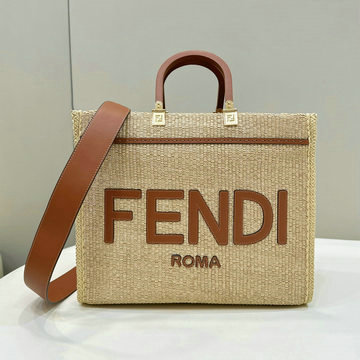 フェンディ FENDI 168-FD8BH386LXZ 2024年最新入荷 サンシャイン ミディアム トートバッグ ハンドバッグ トップハンドルバッグ 2way ショルダーバッグ