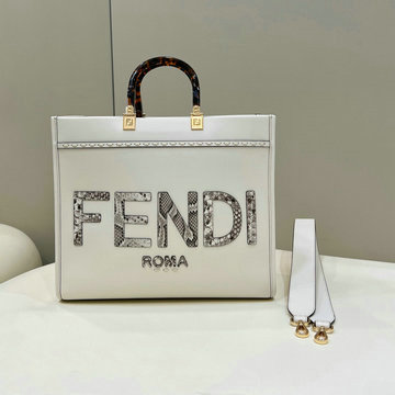 フェンディ FENDI 168-FD8BH386SBS 2024年最新入荷 サンシャイン ミディアム トートバッグ ハンドバッグ トップハンドルバッグ 2way ショルダーバッグ