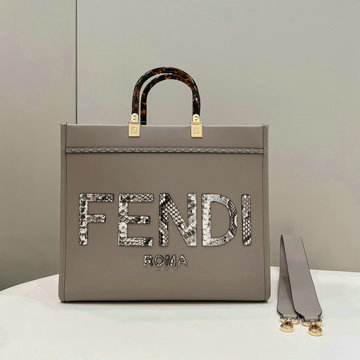 フェンディ FENDI 168-FD8BH386SQH 2024年最新入荷 サンシャイン ミディアム トートバッグ ハンドバッグ トップハンドルバッグ 2way ショルダーバッグ