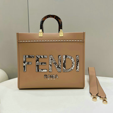 フェンディ FENDI 168-FD8BH386SXS 2024年最新入荷 サンシャイン ミディアム トートバッグ ハンドバッグ トップハンドルバッグ 2way ショルダーバッグ