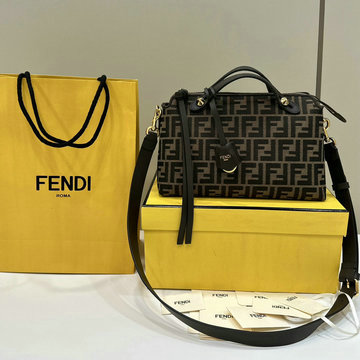フェンディ FENDI 168-FD8BL1461BKF 2024年最新入荷 バイ ザ ウェイ ミディアム ボストンバッグ ハンドバッグ 2way 斜め掛け ショルダーバッグ
