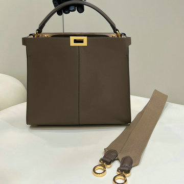商品名称：フェンディ FENDI 168-FD8BN310PSH 2024年最新入荷 ピーカブー エックスライト トートバッグ トップハンドルバッグ ハンドバッグ 2way ショルダーバッグ