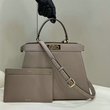商品名称：フェンディ FENDI 168-FD8BN321ASQH 2024年最新入荷 ピーカブー ISeeU ミディアム トートバッグ トップハンドルバッグ ハンドバッグ