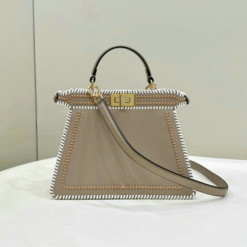 商品名称：フェンディ FENDI 168-FD8BN327CHB  2024年最新入荷 ピーカブー ISeeU スモール トートバッグ トップハンドルバッグ ハンドバッグ