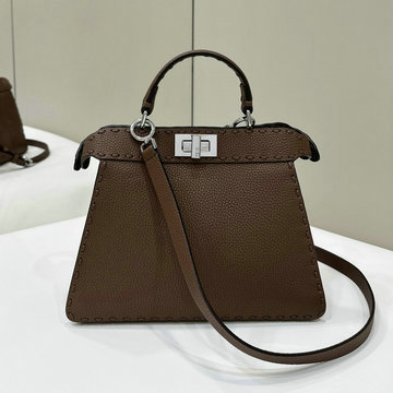 商品名称：フェンディ FENDI 168-FD8BN327LYKF 2024年最新入荷 ピーカブー ISeeU スモール トートバッグ トップハンドルバッグ ハンドバッグ 2way ショルダーバッグ