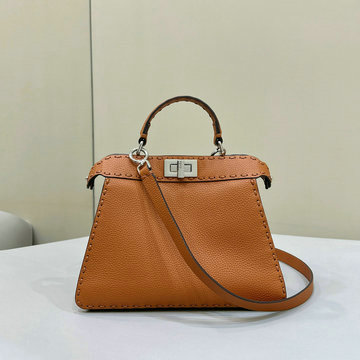商品名称：フェンディ FENDI 168-FD8BN327LYTH 2024年最新入荷 ピーカブー ISeeU スモール トートバッグ トップハンドルバッグ ハンドバッグ 2way ショルダーバッグ