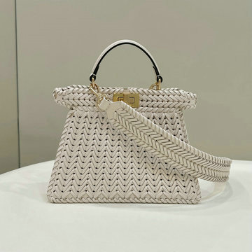 商品名称：フェンディ FENDI 168-FD8BN327MJBS  2024年最新入荷 ピーカブー ISeeU スモール トートバッグ トップハンドルバッグ ハンドバッグ 2way ショルダーバッグ