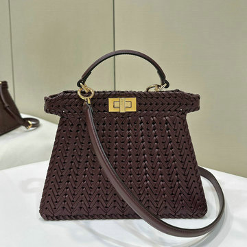 商品名称：フェンディ FENDI 168-FD8BN327MJJH 2024年最新入荷 ピーカブー ISeeU スモール トートバッグ トップハンドルバッグ ハンドバッグ 2way ショルダーバッグ