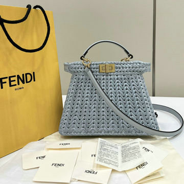 商品名称：フェンディ FENDI 168-FD8BN327MJQL 2024年最新入荷 ピーカブー ISeeU スモール トートバッグ トップハンドルバッグ ハンドバッグ 2way ショルダーバッグ