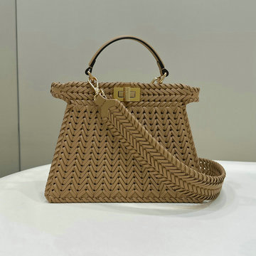 商品名称：フェンディ FENDI 168-FD8BN327MJXS 2024年最新入荷 ピーカブー ISeeU スモール トートバッグ トップハンドルバッグ ハンドバッグ 2way ショルダーバッグ