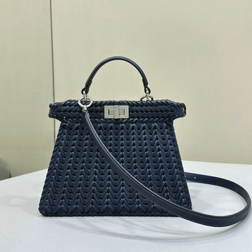 フェンディ FENDI 168-FD8BN327MYBL 2024年最新入荷 ピーカブー ISeeU スモール トートバッグ トップハンドルバッグ ハンドバッグ 2way ショルダーバッグ