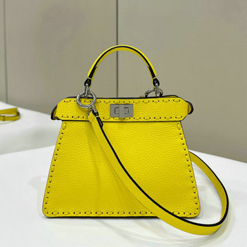 商品名称：フェンディ FENDI 168-FD8BN335LYL 2024年最新入荷 ピーカブー ISeeU ミニ トートバッグ トップハンドルバッグ ハンドバッグ 2way ショルダーバッグ