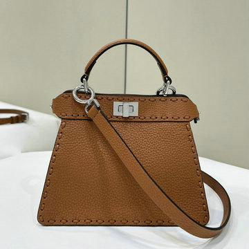 商品名称：フェンディ FENDI 168-FD8BN335LZS 2024年最新入荷 ピーカブー ISeeU ミニ トートバッグ トップハンドルバッグ ハンドバッグ 2way ショルダーバッグ