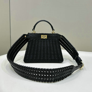 商品名称：フェンディ FENDI 168-FD8BN335MJBK 2024年最新入荷 ピーカブー ISeeU プチ トートバッグ トップハンドルバッグ ハンドバッグ 2way ショルダーバッグ