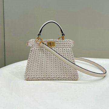 商品名称：フェンディ FENDI 168-FD8BN335MJQF 2024年最新入荷 ピーカブー ISeeU プチ トートバッグ トップハンドルバッグ ハンドバッグ 2way ショルダーバッグ