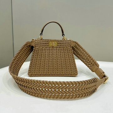 商品名称：フェンディ FENDI 168-FD8BN335MJXS 2024年最新入荷 ピーカブー ISeeU プチ トートバッグ トップハンドルバッグ ハンドバッグ 2way ショルダーバッグ