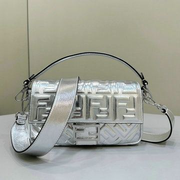 フェンディ FENDI 168-FD8BR600YYS 2024年最新入荷 ミディアム バゲットバッグ トップハンドルバッグ 2way 斜め掛け ショルダーバッグ レディースかばん