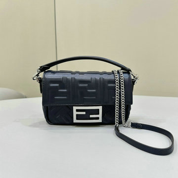 フェンディ FENDI 168-FD8BS017YWL 2024年最新入荷 スモール バゲットバッグ トップハンドルバッグ 2way 斜め掛け ショルダーバッグ レディースかばん