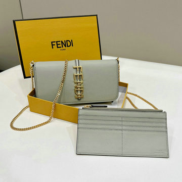 商品名称：フェンディ FENDI 168-FD8BS076PQH 2024年最新入荷 グラフィ 財布内蔵ミニバッグ チェーンウォレット クラッチポーチ FFファブリック ショルダーバッグ