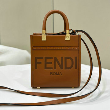 フェンディ FENDI 168-FD8BS051PTH 2024年最新入荷 サンシャイン ショッパー ミニ トートバッグ ハンドバッグ トップハンドルバッグ 2way 斜め掛け