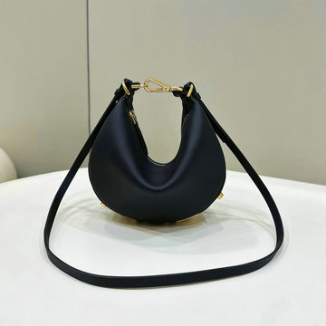 フェンディ FENDI 168-FD8BS081PBK  2024年最新入荷 グラフィ ミニバッグ ホーボーバッグ トートバッグ ハンドバッグ 斜め掛け ショルダーバッグ