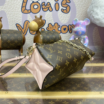 ルイヴィトン LOUISVUITTON 057-M11303 2024年最新入荷 ブルームポーチ チェーンポーチ クラッチバッグ トートバッグ モノグラムキャンパス