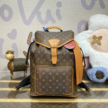 ルイヴィトン LOUISVUITTON 057-M11540 2024年最新入荷 モンスリ バックパック メンズ リュックサック リュック メンズかばん 男性バッグ 旅行かばん