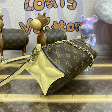 ルイヴィトン LOUISVUITTON 057-M11672 2024年最新入荷 ブルームポーチ チェーンポーチ クラッチバッグ トートバッグ モノグラムキャンパス