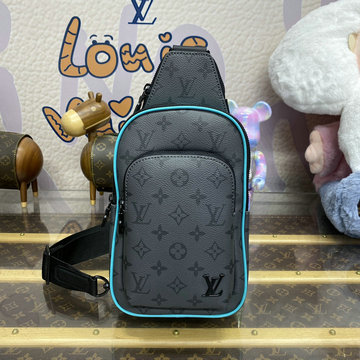 ルイヴィトン LOUISVUITTON 057-M11703 2024年最新入荷 アヴェニュー スリングバッグ PM ショルダーバッグ ベルトバッグ チェストバッグ モノグラムエクリプス