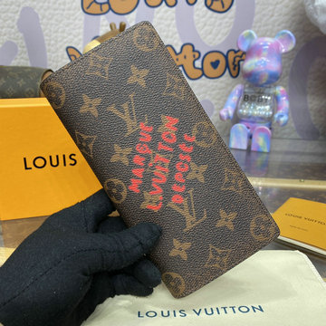 ルイヴィトン LOUISVUITTON 057-M11706 2024年最新入荷 ポルトフォイユ ブラザ NM 二つ折り長財布 ロングウォレット カード入れ モノグラムダスト