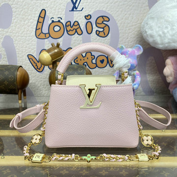商品名称：ルイヴィトン LOUISVUITTON 057-M23951 2024年最新入荷 カプシーヌ ミニ トップハンドルバッグ トートバッグ 2way ショルダーバッグ クロスボディバッグ
